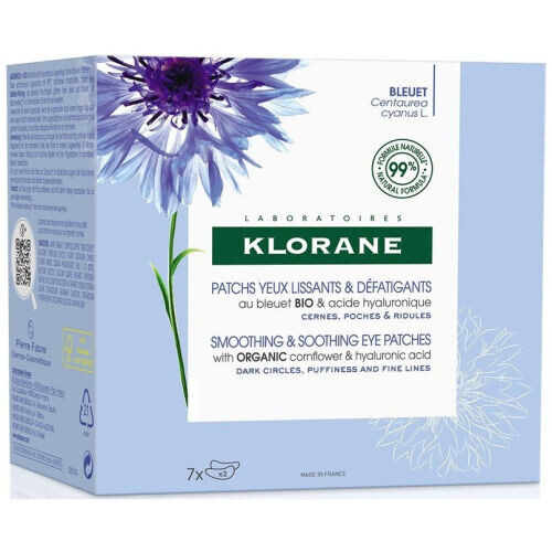 Smoothing And Soothing Eye Patches With Cornflower And Hyaluronic Acid