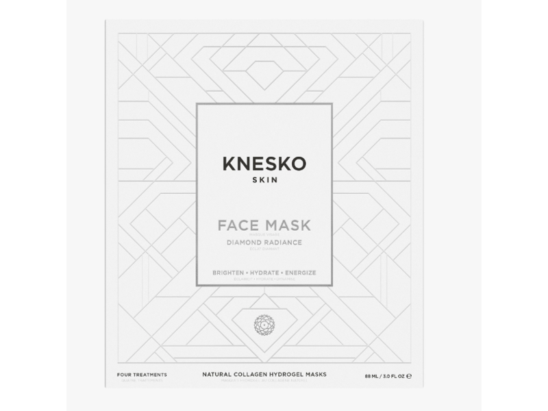 Knesko Natural Collagen Hydrogel Mask, Diamond Radiance, 3.0 fl oz/88 mL