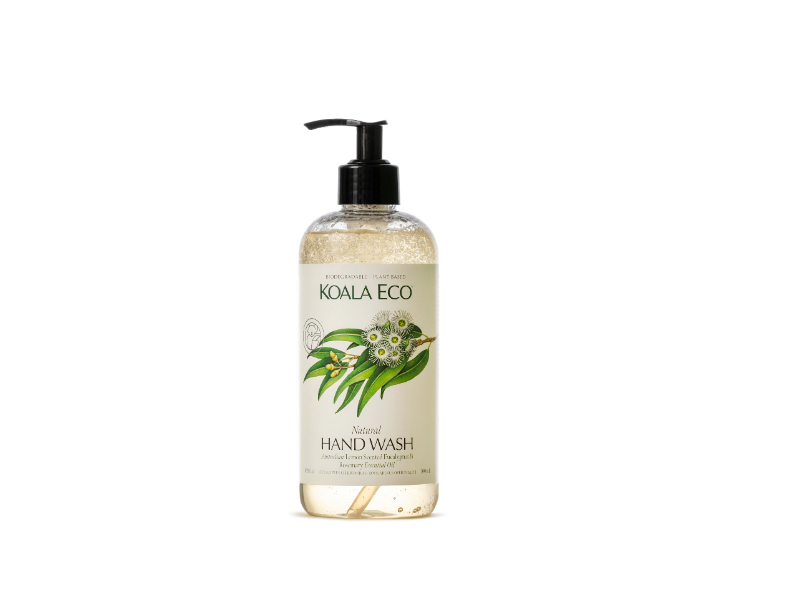 Koala Eco Natural Hand Wash, Australian Lemon Scented Eucalyptus & Rosemary Essential Oil, 16.9 fl oz/500 mL