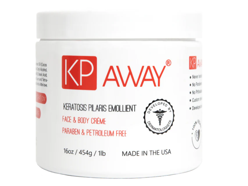 KP Away Keratosis Pilaris Emollient Face & Body Cream, 16 oz/454 g