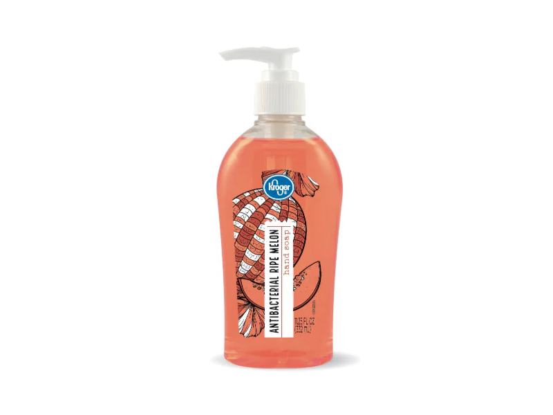 Kroger Antibacterial Hand Soap, Ripe Melon, 11.25 fl oz/332 mL