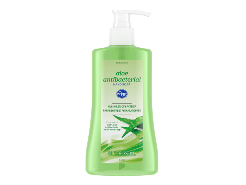 Kroger Antibacterial Liquid Hand Soap, Aloe, 11 fl oz/325 mL