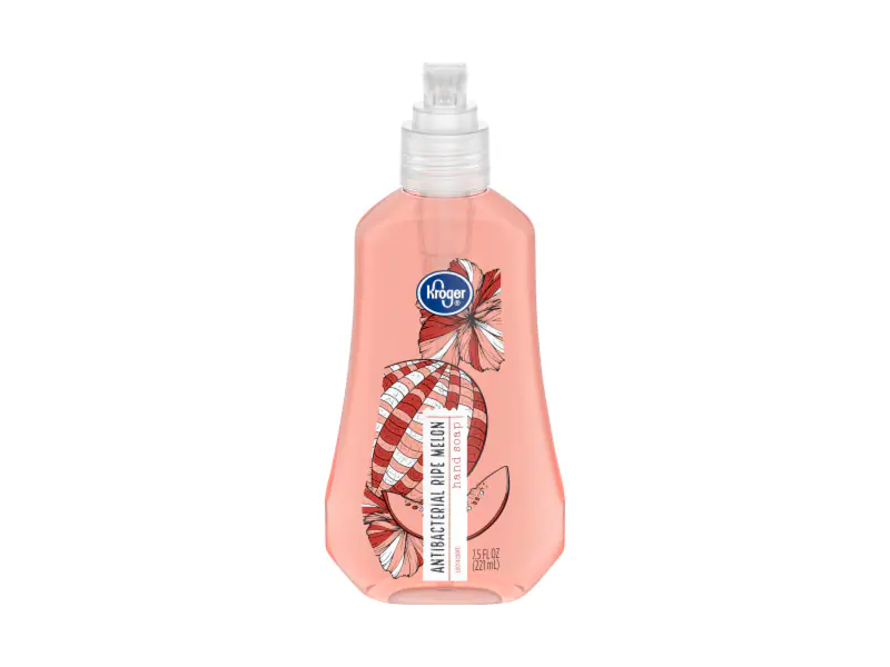 Kroger Antibacterial Ripe Melon Hand Soap, 7.5 fl oz/221 mL
