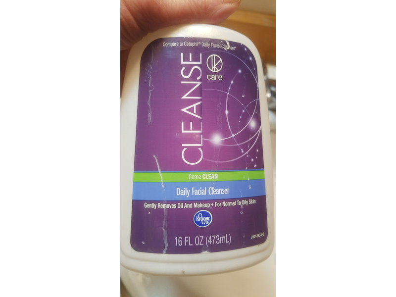Kroger Cleanse Care Daily Face Cleanser, 16 fl oz
