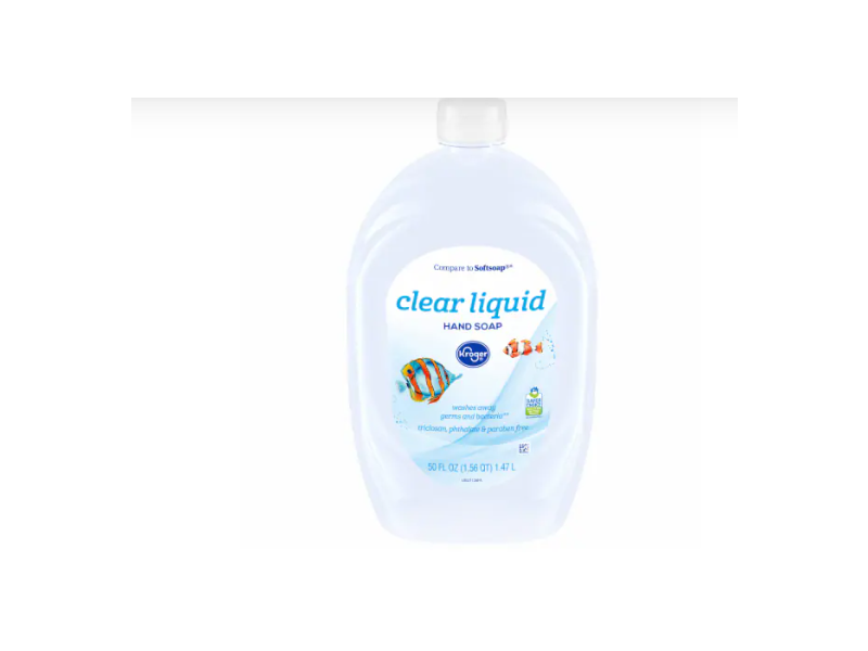 Kroger Clear Liquid Hand Soap, 50 fl oz/1.47 L