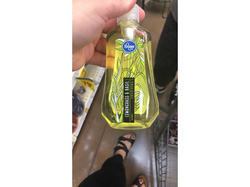 Kroger Liquid Hand Soap, Lemon & Basil