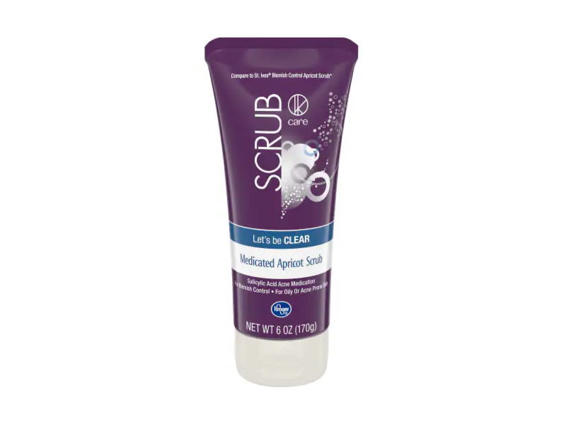 Kroger Medicated Apricot Scrub, 6 oz/170 g