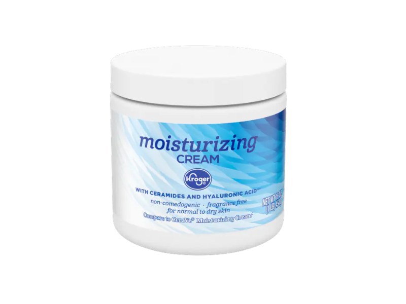 Kroger Moisturizing Cream, Ceramides & Hyaluronic Acid, 454 g