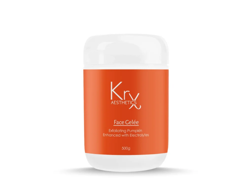 Krx Aesthetics Face Gelee Exfoliating Pumpkin Modeling Mask, 500 g