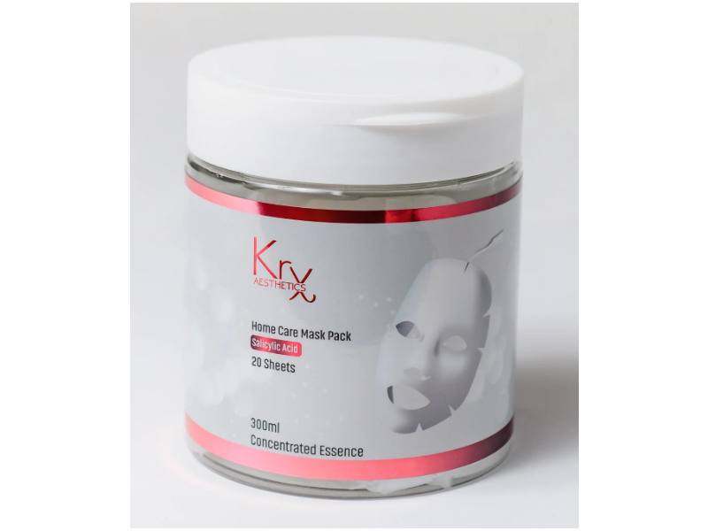 KrX Aesthetics Home Care Mask, salicylic Acid, 300 mL, 20 Count
