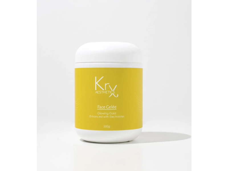 Krx Face Gelee Glowing Gold Modeling Mask, 500 g