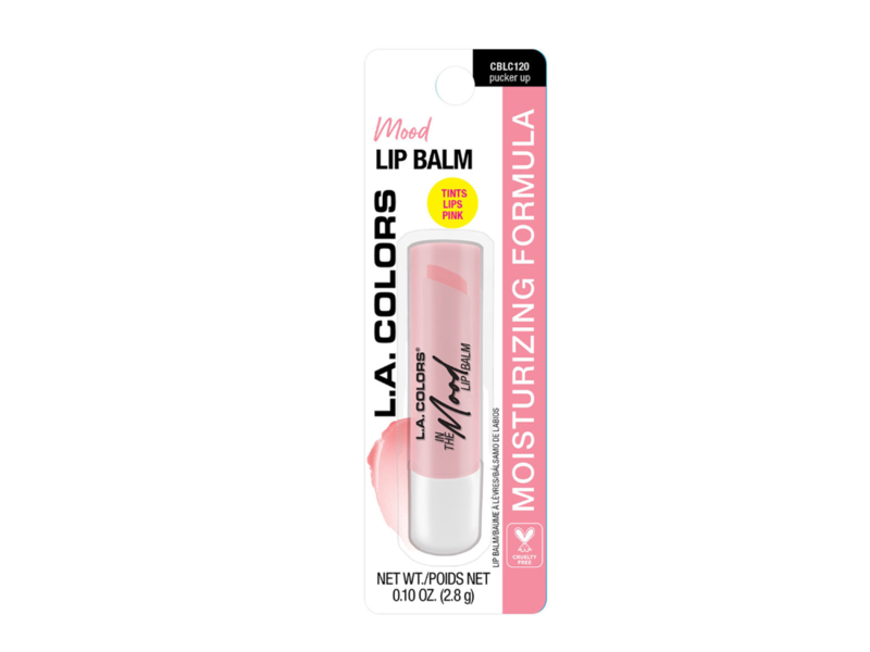 L.A Colors In The Mood Lip Balm, Pucker Up, 0.10 oz/2.8 g