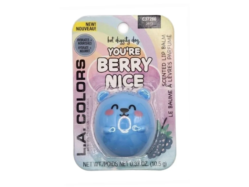 L.A. Colors Scented Lip Balm, You're Berry Nice, 0.37 oz/10.5 g