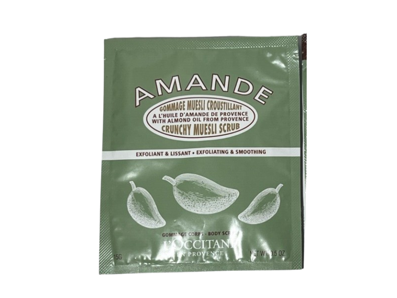 L'occitane Amande Exfoliating & Smoothing Body Scrub, 0.5 oz/15 g
