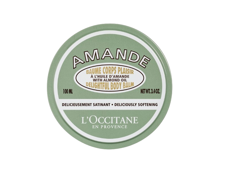 L'occitane En Provence Delightful Body Balm, Almond, 3.4 oz/100 mL