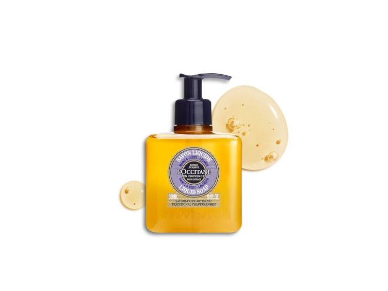 L'Occitane En Provence Hands & Body Liquid Soap, Lavender, 10.1 fl oz/300 mL