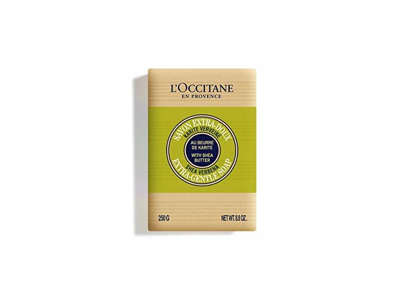 L'Occitane Extra-Gentle Vegetable Based Soap Enriched with Shea Butter - Verbena, 8.8 oz.