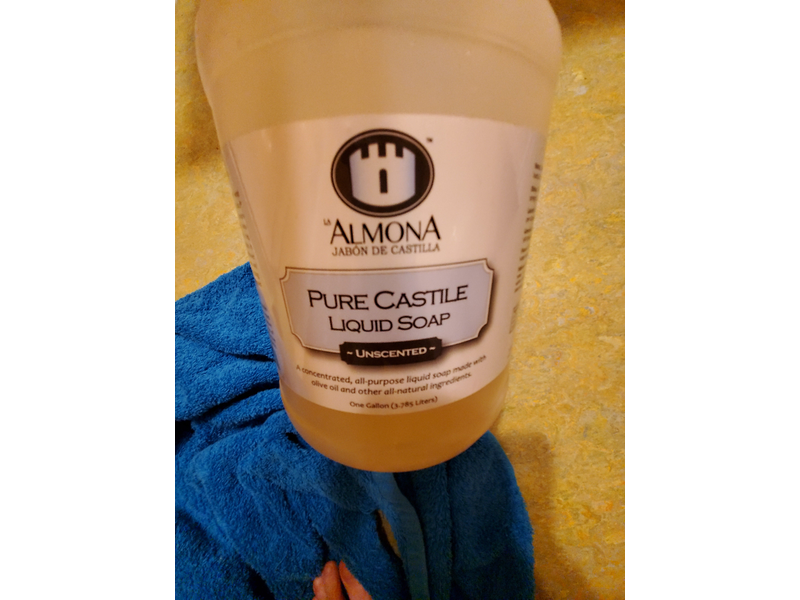 La Almona Pure Castile Liquid Soap - Unscented