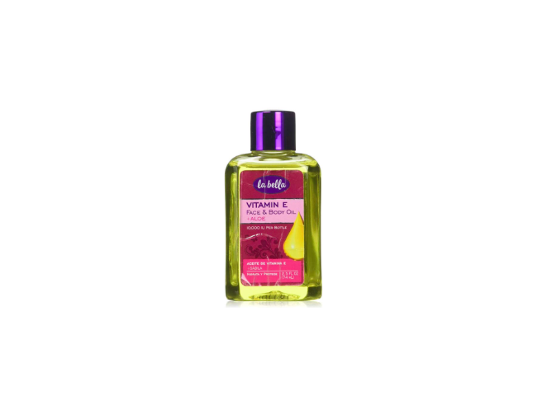 La Bella Vitamin E with Aloe Oil, 2.5 fl oz