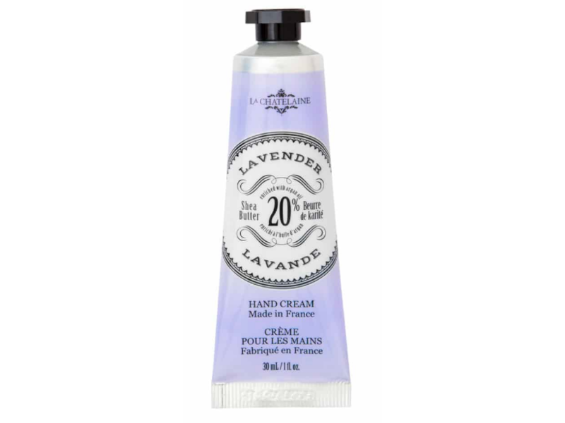 La Chatelaine Shea Butter Hand Cream, Lavender, 1 fl oz/30 mL