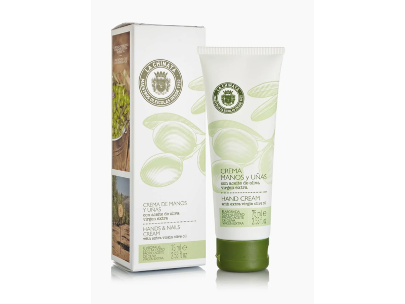 La Chinata Hand and Nail Cream, Extra Virgin Olive Oil, 2.53 fl oz/75 mL