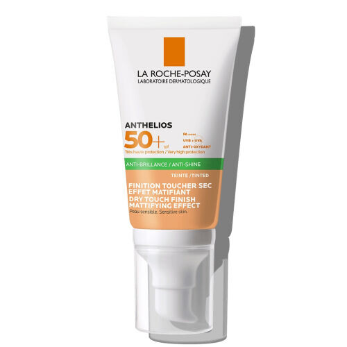 Anthelios Gel-crema Antibrillos Con Color FPS 50+ Pantalla Solar Para El Rostro