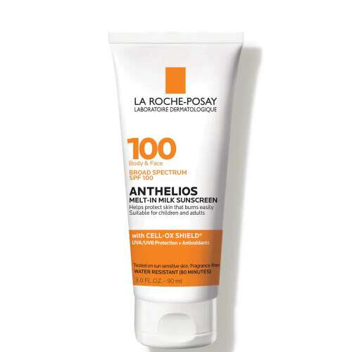 Anthelios Melt-in Milk Body Face Sunscreen Lotion Broad Spectrum SPF 100