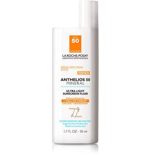 Anthelios Tinted Mineral Sunscreen For Face SPF 50