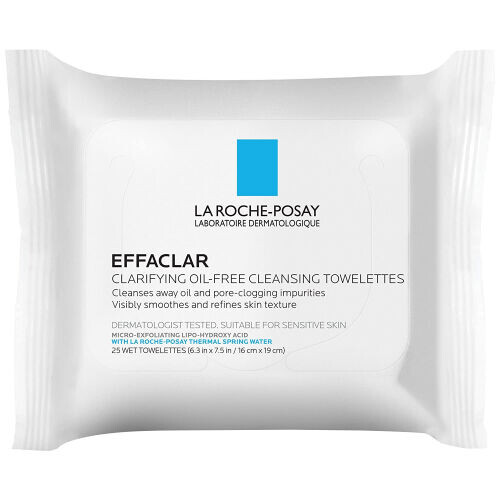 Effaclar Oil-Free Cleansing Face Wipes Towelettes