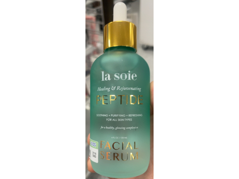 La Soie Peptide Facial Serum , Healing & Rejuvenating, 4 fl oz/120 mL