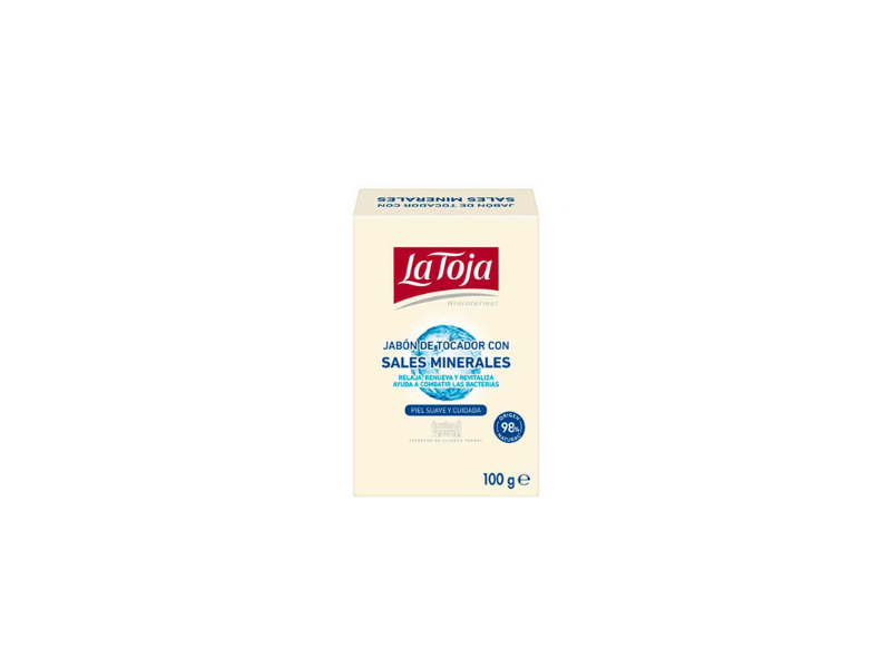 La Toja Hydrothermal Hand Soap Bar, Mineral Salt, 100 g