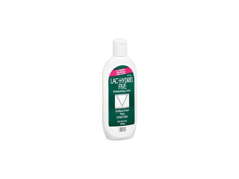 Lac-Hydrin Five Moisturizing Lotion - 8 oz, Pack of 5