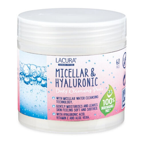 Micellar And Hyaluronic Daily Cleansing Pads