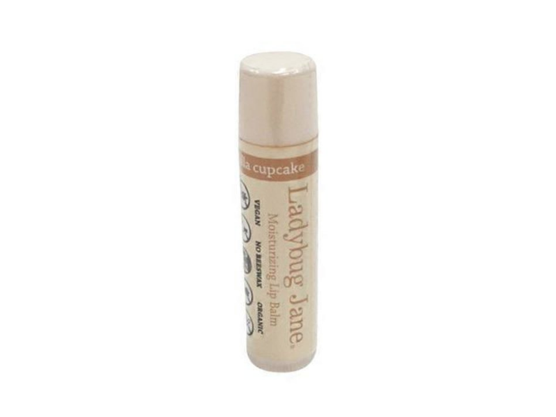 Ladybug Jane Moisturizing Lip Balm, Vanilla Cupcake, 0.14 oz/4 g