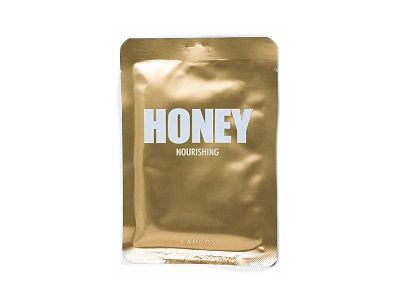 Lapcos Daily Skin Mask, Honey, Nourishing, 0.91 fl oz/27 mL, Pack Of 5