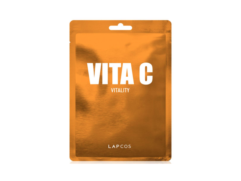 Lapcos Daily Skin Mask Vita C, 0.34 fl oz/25 ml, Pack Of 5