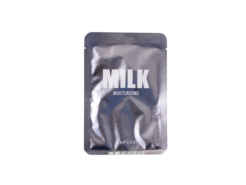 Lapcos Moisturizing Daily Skin Mask, Milk, 1.01 fl oz/30 mL, Pack Of 5