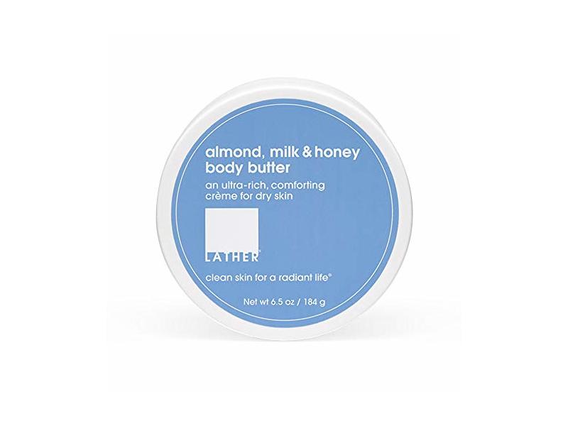 Lather Almond Milk & Honey Body Butter, 6.5 oz/184 g
