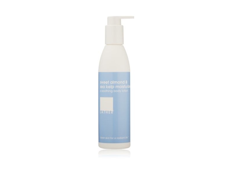 LATHER Sweet Almond & Sea Kelp Body Lotion, 8-Ounce Bottle