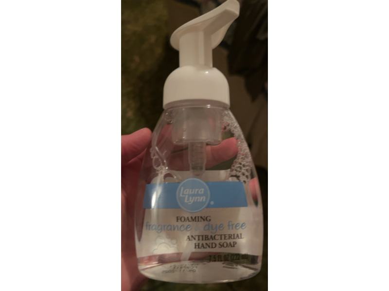 Laura Lynn Foaming Antibacterial Hand Soap, 7.5 fl oz/222 mL