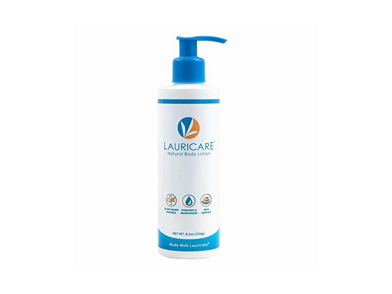 Lauricare Natural Body Lotion, Lauricidin, 8.2 oz/234 g