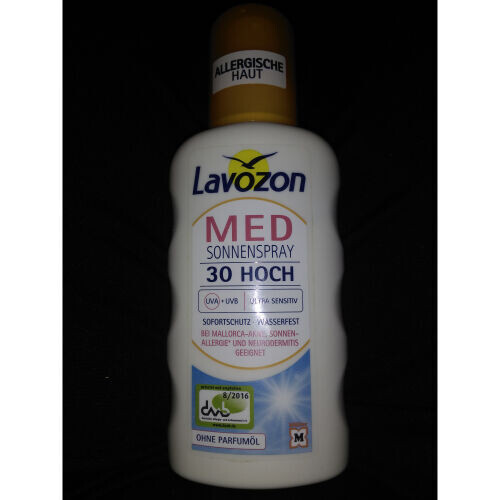 Med Sonnenspray 30 Ultrasensitive