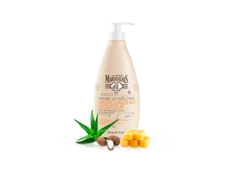 Le Petit Marseillais Body Milk, Shea Butter Aloe Beeswax, 8.4 fl oz