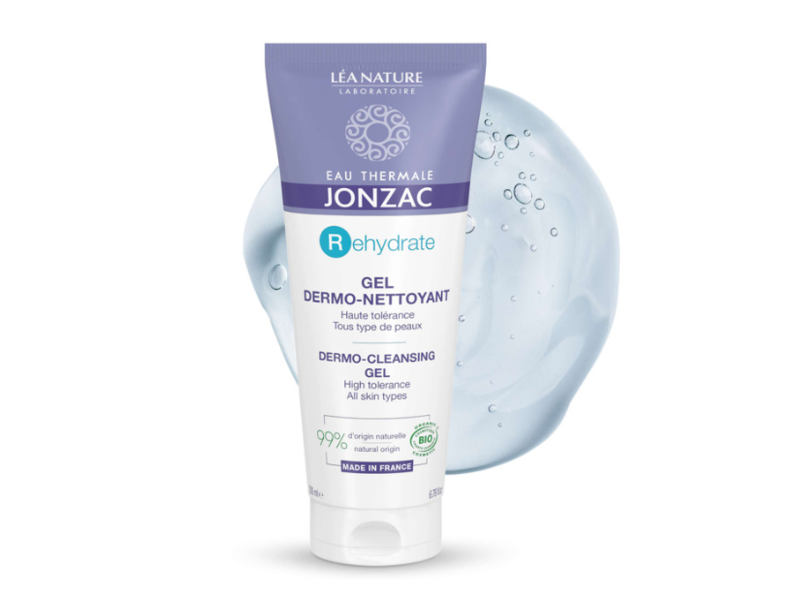 Eau Thermale Jonzac Rehydrate Dermo-Cleansing Gel, 6.76 fl oz/200 mL