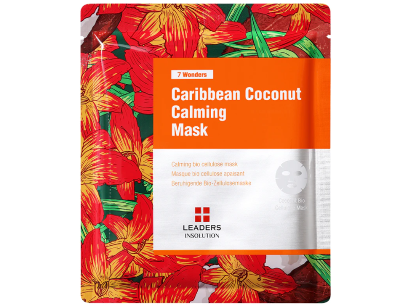 Leaders 7 Wonders Calming Mask, Caribbean Coconut, 1.01 fl oz/30 mL