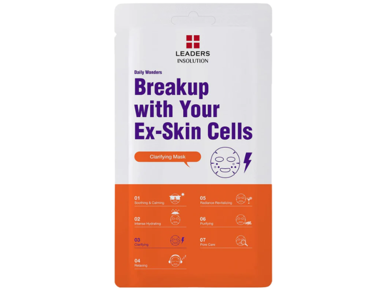Leaders Breakup With Your Ex-Skin Cells Clarifying Mask, Daily Wonders, 0.84 fl oz/25 mL