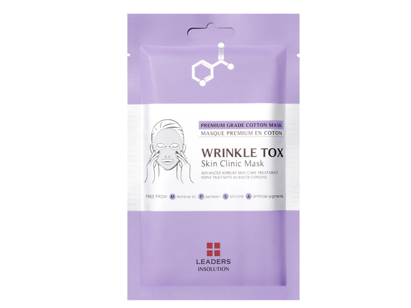 Leaders Wrinkle Tox Skin Clinic Mask, 0.84 fl oz/25 mL