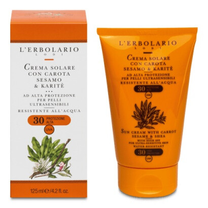 Crema Solare Con Carota SPF 30