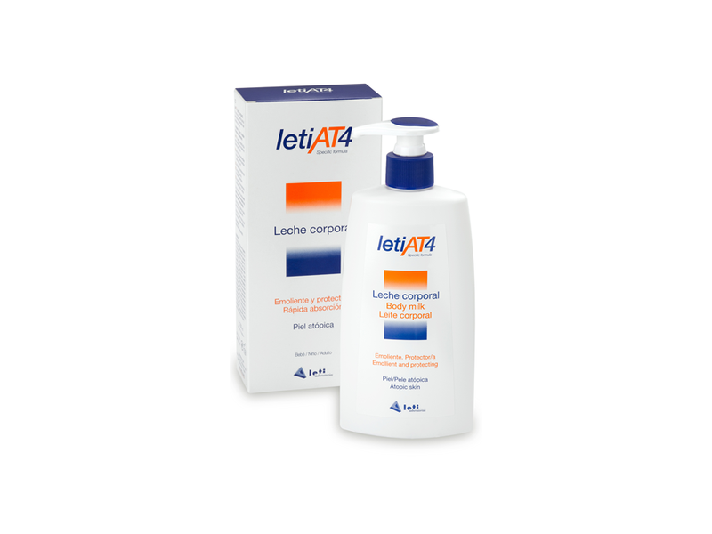 Leti AT4 Leche Corporal, 500 mL