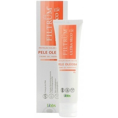 Filtrum Protetor Solar Ultra Seco FPS 30 Creme Gel Hidratante